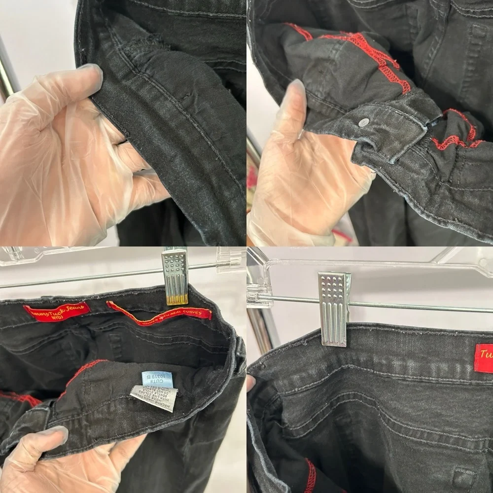 NYDJ Tummy Tuck Black Stretch Jeans Size 12 - “Liliana”